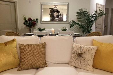Example of a trendy home design design in Jacksonville