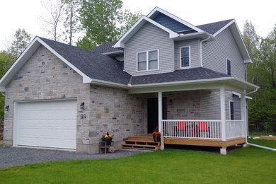 Example of a trendy home design design in Other