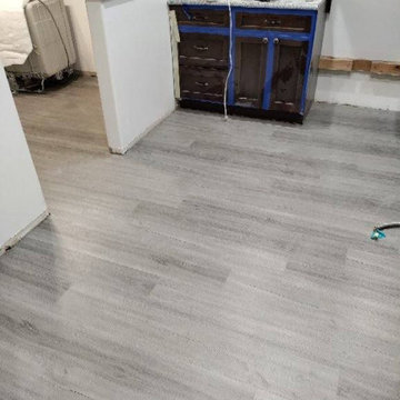 New Vinyl Flooring after damage