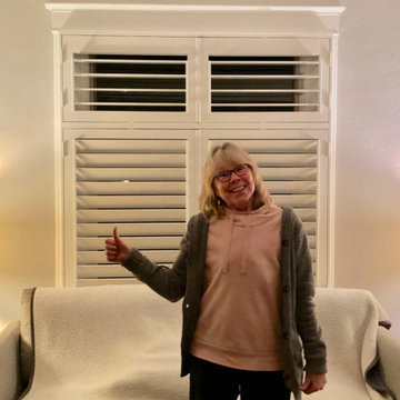 "Cafe, Double Hung" Plantation Shutter applications