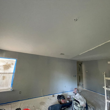 Condo Facelift, paint, smooth ceiling, can lights