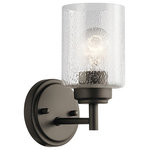 Kichler - Wall Sconce 1-Light, Olde Bronze - At Kichler, we've been shedding light on what's important since 1938 by creating dependable, high-quality fixtures. Even as a global brand, we focus on building and strengthening relationships with not only customers and professionals, but with homeowners who choose our products for their homes. We offer more than 3,000 trend-right decorative lighting, landscape lighting and ceiling fan products in innumerable styles to enhance everything you do and show everyone you love in the best possible light.