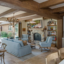 Fireplace In Kitchen