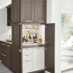 KraftMaid: Stacked Cocktail Cabinet - Products