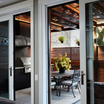 Cozy Indoor to Outdoor Rooftop Lounge