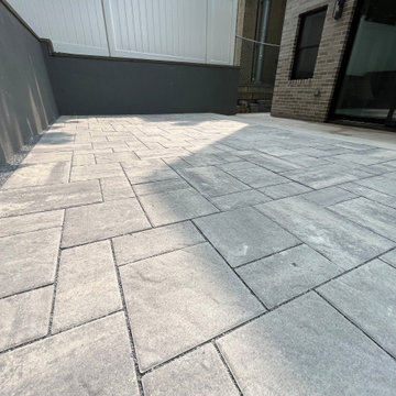 Modern Residential 2-Family Backyard Patio