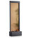 Alpine Mirror Waterfall Fountain With Stones and Light, Bronze, 72" Tall