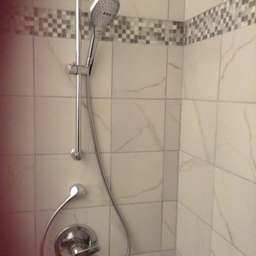 Shower to curbless shower conversion