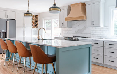 Kitchen of the Week: Bigger and Better With Light Gray Cabinets