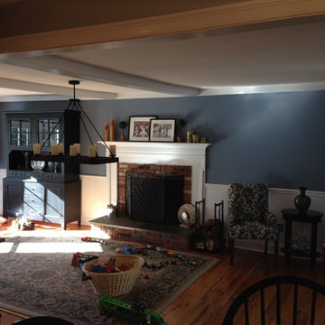 Transitional White Kitchen in Ridgefield, CT