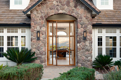 Inspiration for a coastal entryway remodel in San Diego