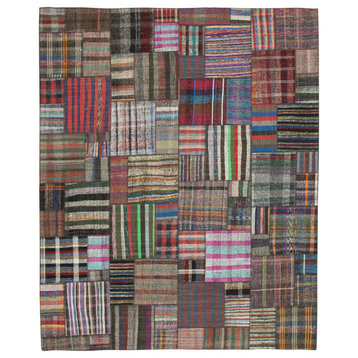 Rug N Carpet - Handmade Anatolian 10' 10'' x 13' 2'' Rustic Patchwork Kilim Rug