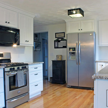 Transitional White Maple Overlay Kitchen
