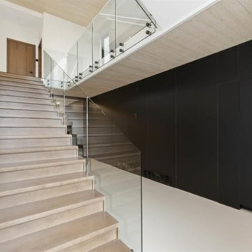 Strathearn Drive - Fenix Black Melamine & Oiled Walnut