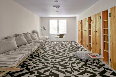 Inspiration for a modern kids' room remodel in New York