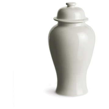 White Koa Jar, Mini-Large