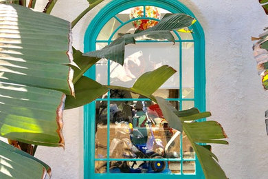 Inspiration for a mediterranean home design remodel in Los Angeles