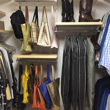 Small Master Closet Makeover