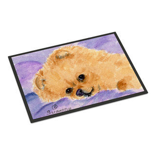 Caroline's Treasures Halloween Golden Retriever Indoor or Outdoor Mat 18x27 BB1763MAT