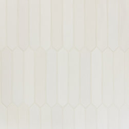 Melange White Picket Field Tile - Wall And Floor Tile