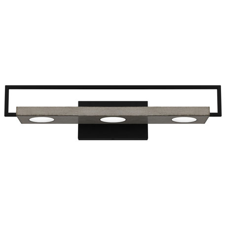 Quoizel WINN8524 Winnett 3 Light 24"W LED Bath Bar - Matte Black