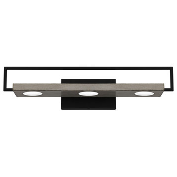 Quoizel WINN8524 Winnett 3 Light 24"W LED Bath Bar - Matte Black