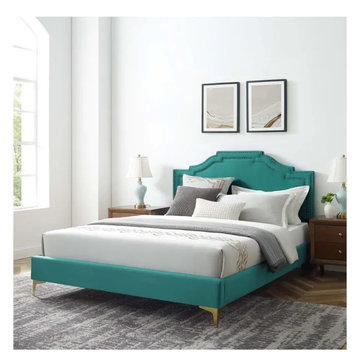 Mod 6850 Tea Modway Furniture Adelaide Adelaide Performance Velvet Twin Platform
