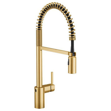 Moen 5923EW Align 1.5 GPM 1 Hole Pre-Rinse Pull Down Kitchen - Brushed Gold