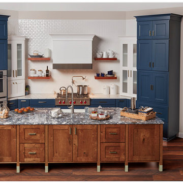 Tri-Color Sophisticated Kitchen