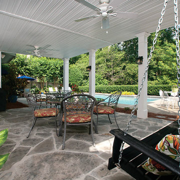 Decks that include drainage for dry porches below