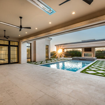 Covered Patio off the Kitchen and Living Room
