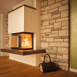 Spartherm - Bay Window Wood Fireplace - Indoor Fireplaces