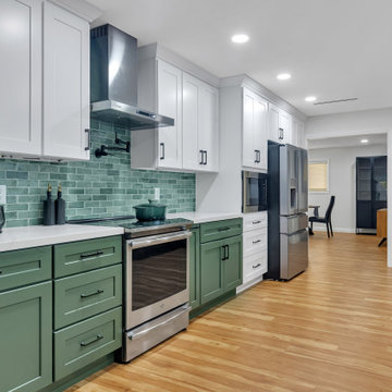 Kitchen Remodel + Master Bathroom Enlargement and Remodel