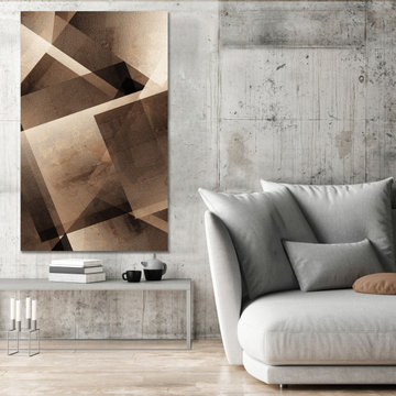 Sepia Large Abstract Art