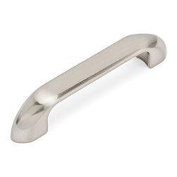 Cosmas - Cabinet Pull, 3-1/2" Hole Centers, Satin Nickel, Set of 10 - Cabinet And Drawer Handle Pulls