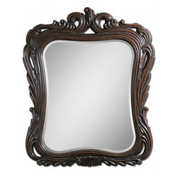 www.essentialsinside.com: muravera baroque mahogany mirror - Wall Mirrors
