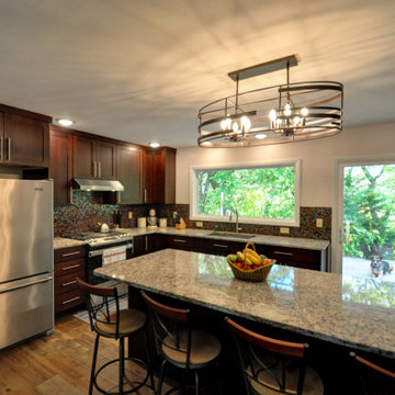 L-Shaped Transitional Kitchen Remodel in West Lafayette