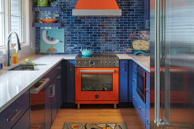 Eclectic kitchen photo in Boston