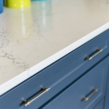 Transitional Kitchen Remodel With a New Bench Seating Area