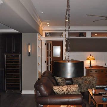 Basement Bar and Bathroom in Harford County, MD