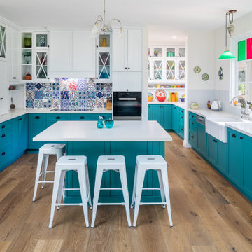 Green & White kitchen