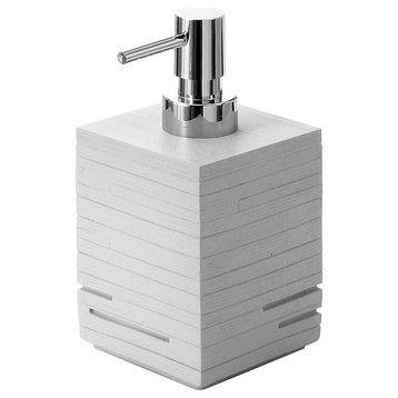 Modern Grey Countertop Soap Dispenser