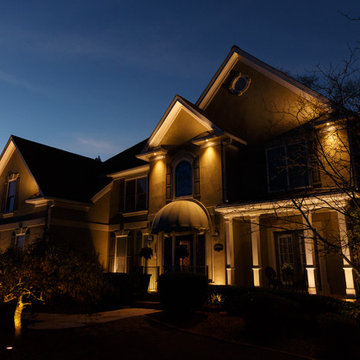 Johns Creek, GA House and Backyard Lighting Project #2