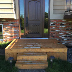 Front Entrance Makeover - Landscaping Stones And Pavers