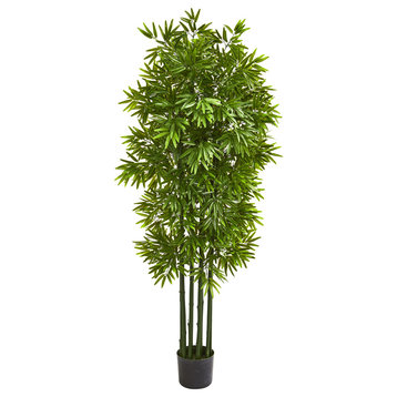 64� Bamboo Artificial Tree with Green Trunks UV Resistant (Indoor/Outdoor)