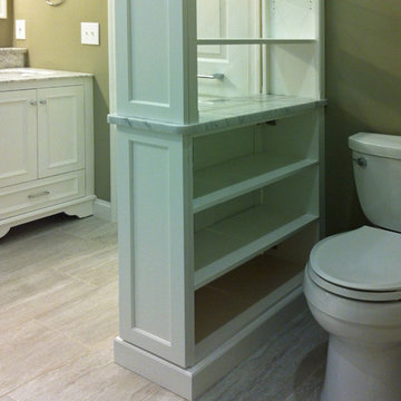Bathroom - Custom Master Bath with Storage Near Toilet