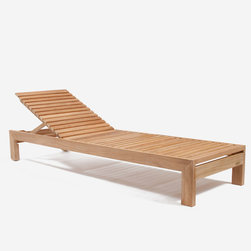 Wintons Teak Azure Lounger - Outdoor Lounges