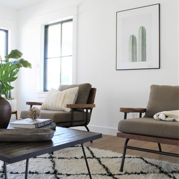 Cactus Print in Industrial Style Modern Farmhouse