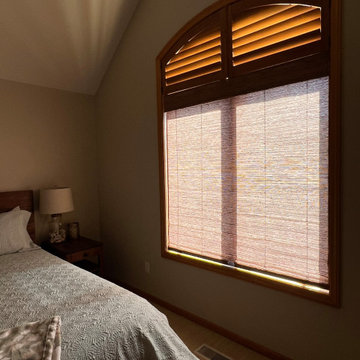 Twin Lakes-Plantation shutters and woven shades