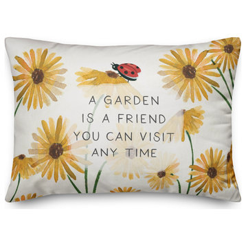 Garden Friend 4 14x20 Spun Poly Pillow